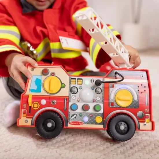 Melissa & Doug Lights & Sounds Fire Truck Activity Board image {4}