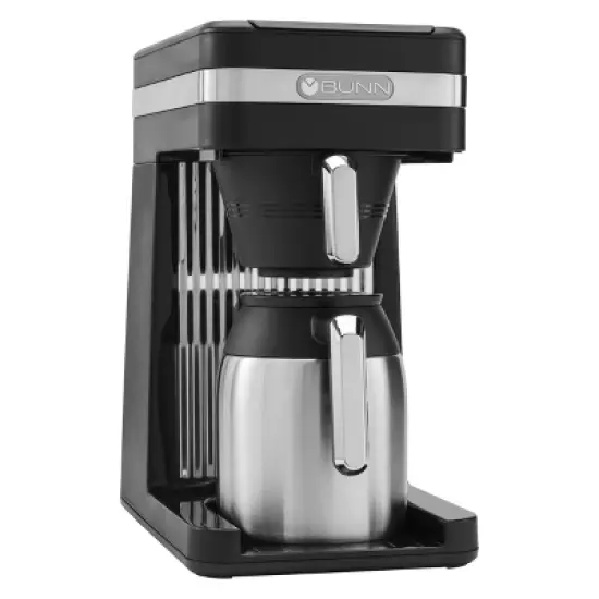 BUNN Thermal Coffee Maker - Black CSB3T: Fastest Drip Coffee Maker, 10-Cup Capacity, Thermal Carafe, Dishwasher-Safe Parts image {1}