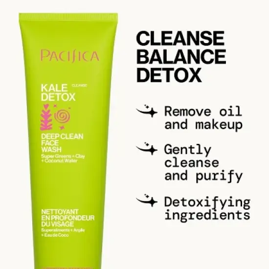 Pacifica Kale Detox Deep Cleansing Face Wash - Scented - 5 fl oz image {5}