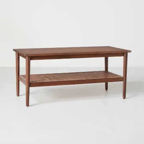 Wood & Cane Coffee Table - Hearth & Hand&trade; with Magnolia image {8}