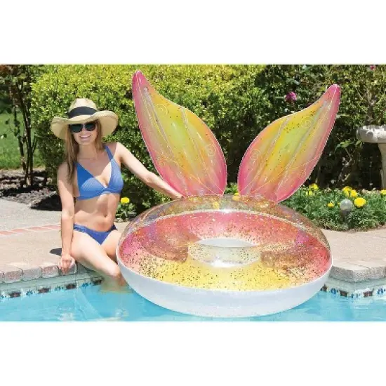 Poolmaster 48'' Glitter Pixie Swimming Pool Tube Float image {9}