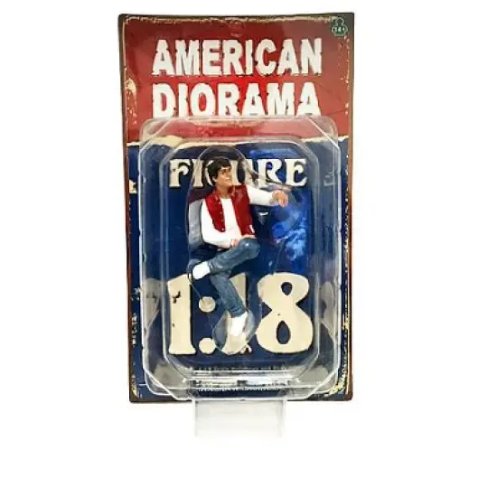 Adam Sitting Figurine for 1/18 Scale Models by American Diorama image {5}
