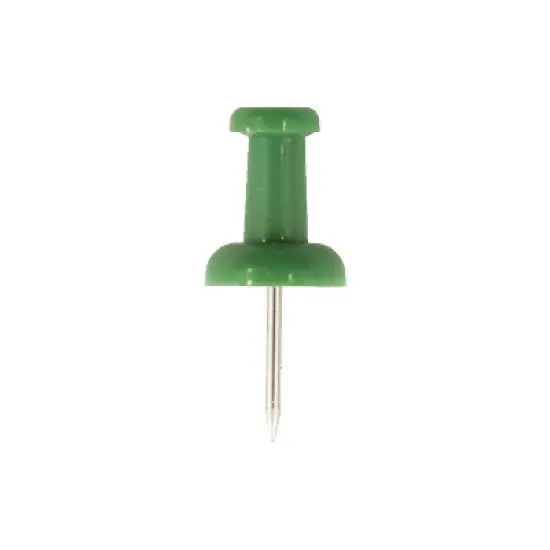 JAM Paper Colored Pushpins Green Push Pins 2 Packs of 100 (2242954A) image {4}
