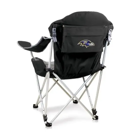 NFL Baltimore Ravens Reclining Camp Chair with Head Support image {4}