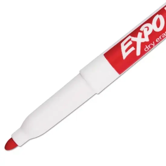 EXPO Low Odor Dry Erase Marker Fine Point Red Dozen 86002 image {2}