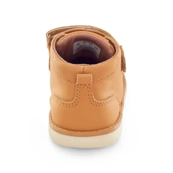 Stride Rite Quinn Kid's Leather Easy On/Off Boot | 4 | Honey Tan image {2}