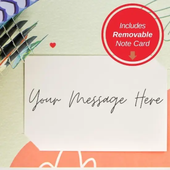 Frndly by Paper Love 3D Love Birds House Pop Up Card - 8" x 6" image {6}