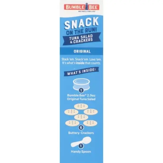 Bumble Bee Tuna Salad with Crackers Snack Kit - 3.5oz image {4}