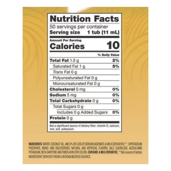 Coffee mate Liquid Coffee Creamer, Sugar Free Hazelnut, 0.38 oz Mini Cups, 50/Box image {3}