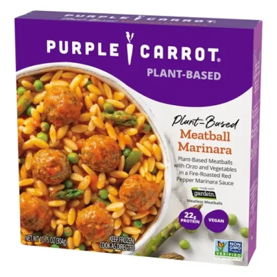 Purple Carrot Frozen Vegan Meatball Marinara - 10.75oz image {1}