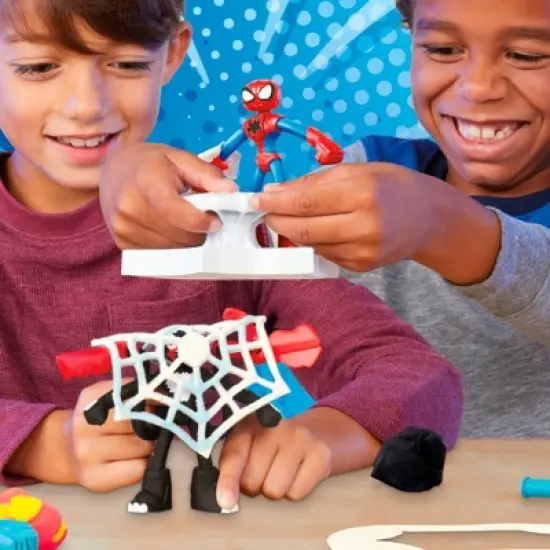 Play-Doh Spider-Man Launch and Slice Battle Playset image {5}