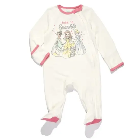 Disney Winnie the Pooh,Lion King,Pixar Monsters Inc.,Princess Baby Sleep N' Play Coverall Bib Blanket and Burp Cloth 4 Piece Outfit Set Newborn  image {1}