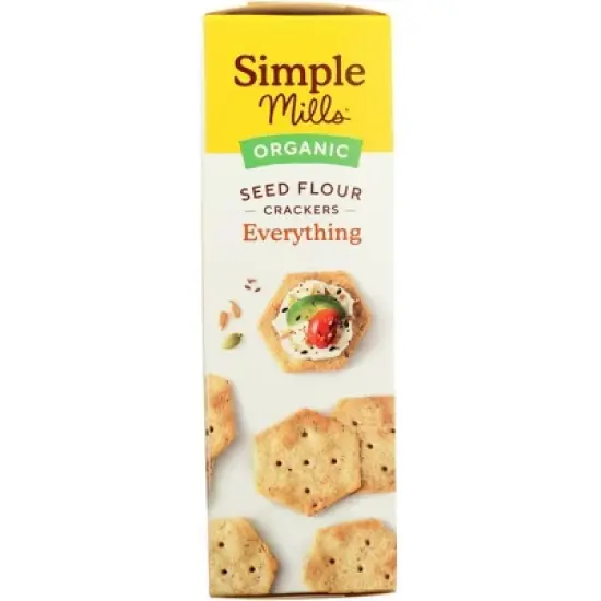 Simple Mills Everything Seed Flour Crackers - Case of 6/4.25 oz image {4}
