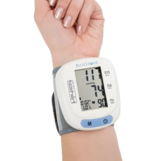 Fleming Supply One-Touch Blood Pressure Monitor with LCD Display Screen image {7}