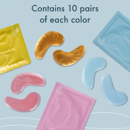 Under Eye Patches for Puffy Eyes and Dark Circles, 30 Pairs Hydrating Collagen Gel Pads for Eye Bags, Relaxing Self Care Home Spa Gifts for Women image {4}