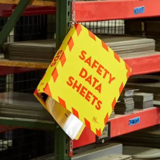 Avery UltraDuty SDS Binder with Chain, Durable Poly Binder, 2" Slant Ring, Holds 530 Sheets (77712) image {3}