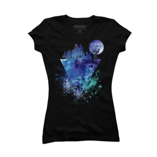 Junior's Design By Humans Play Music On The Edge By Maryedenoa T-Shirt image {2}