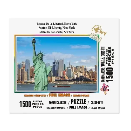 Wuundentoy Gold Edition: Statue of Liberty NY Jigsaw Puzzle - 1500pc image {4}