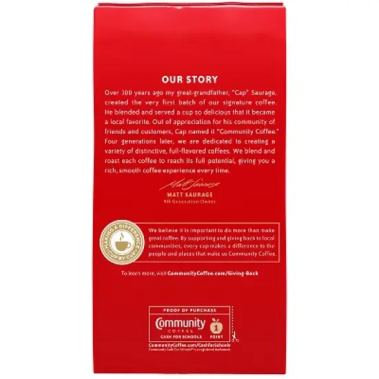 Community Coffee Dark Roast Ground Coffee image {1}