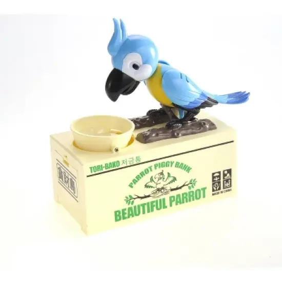 Ready! Set! Play! Link Parrot Bird Coin Saving Bank, Money Box For Girls & Boys image {8}