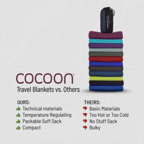 COCOON - Premium - Travel Blanket -  Merino Wool / Silk image {4}