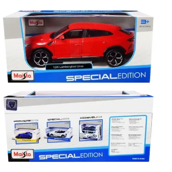Lamborghini Urus Red "Special Edition" Series 1/24 Diecast Model Car by Maisto image {2}
