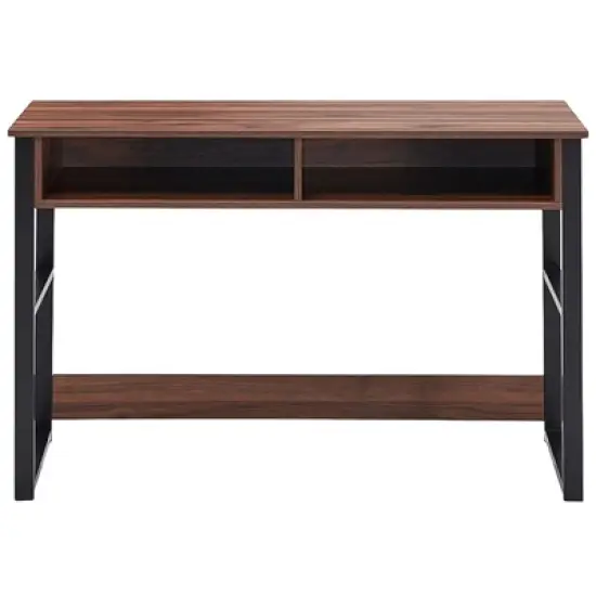Tangkula Computer Desk Study Writing Table w/2 Drawers Workstation for Home Office image {4}