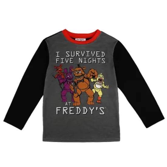 Five Nights at Freddy's Horror Video Game Youth Boys Pajama Sleep Wear Set image {1}