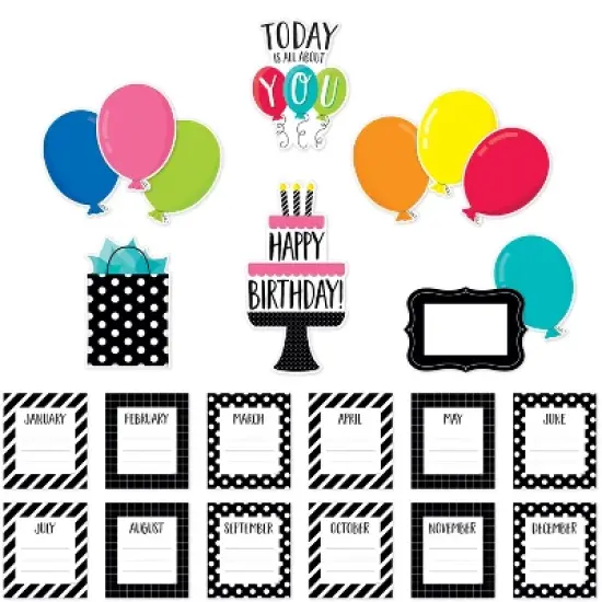 Creative Teaching Press&reg; Happy Birthday Mini Bulletin Board Set image {1}