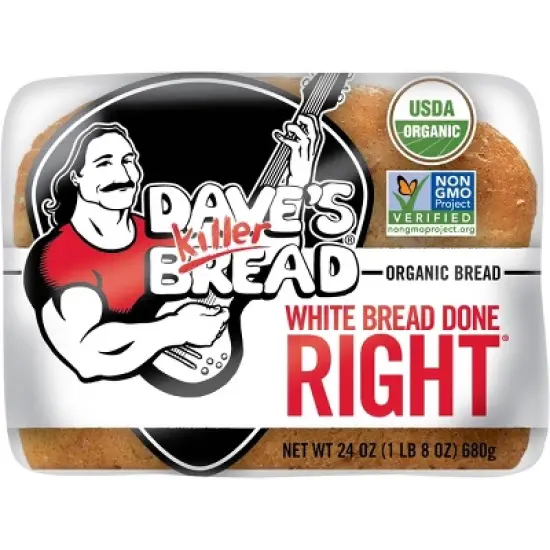 Dave's Killer Bread Organic White Bread Done Right - 24oz image {6}