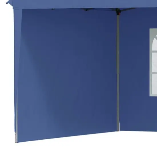 Gulches 10' x 20' Pop Up Canopy Tent with 4 Sidewalls, Heavy Duty Tents for Parties, Outdoor Instant Gazebo, for Outdoor, Garden, Patio, Blue image {6}
