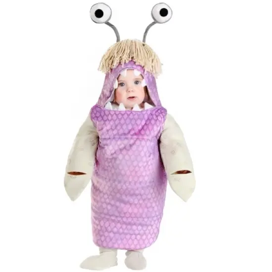 HalloweenCostumes.com Infant Disney and Pixar Monster Boo Halloween Costume | Purple Monster Outfit for Babies | Monsters Inc Infant Costume image {1}