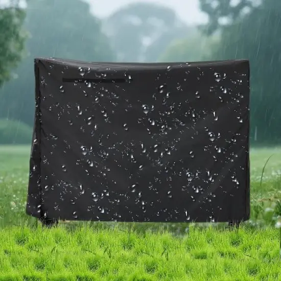 Acekool Firewood Rack with Waterproof Cover, Heavy-Duty Steel Wood Holder for Indoor Outdoor, All-Weather Storage image {6}