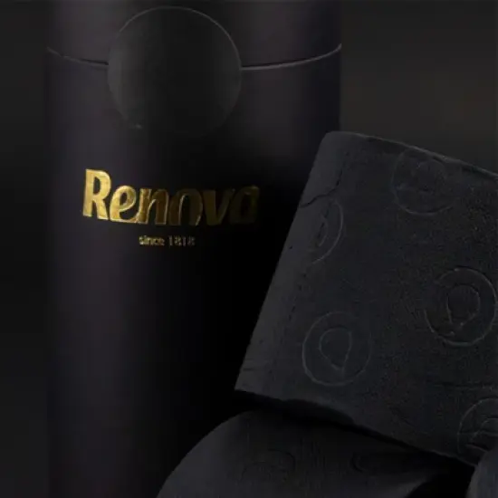 Roll-Lux Toilet Paper Gift Box 3 Rolls Sandalwood Scent Flushable Tube FSC Certified European-Made Colorful Tissue for Gifting and Bathroom Decor image {5}