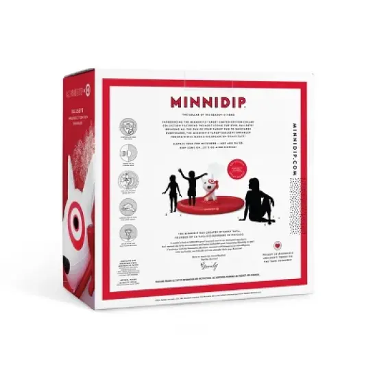 MINNIDIP Target Fountain Bullseye: PVC Outdoor Play Sprinkler for Kids image {9}