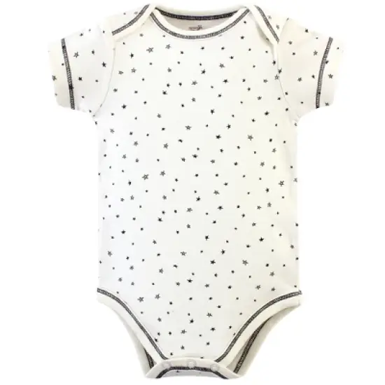 Touched by Nature Baby Boy Organic Cotton Bodysuits 5pk, Mr. Moon image {2}