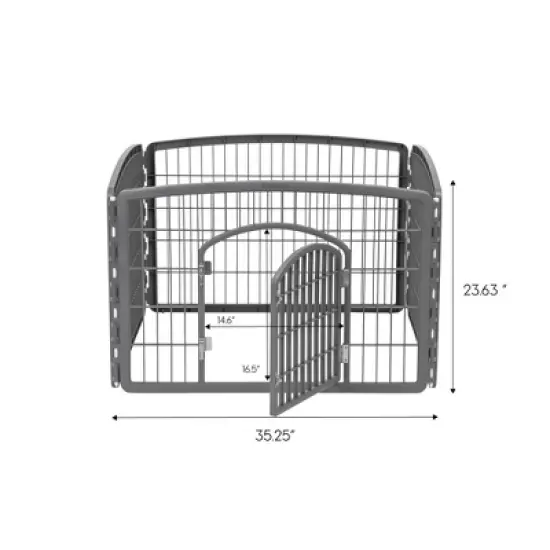 IRIS USA Exercise Heavy Duty Pet Playpen image {7}