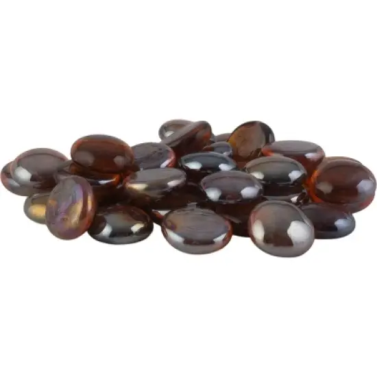 Pure Garden 10lb Fire Pit Glass Rocks image {9}