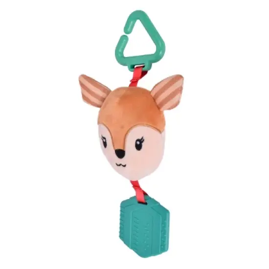 Sunny Days Reindeer Chime Teether Baby Toy - Christmas image {3}