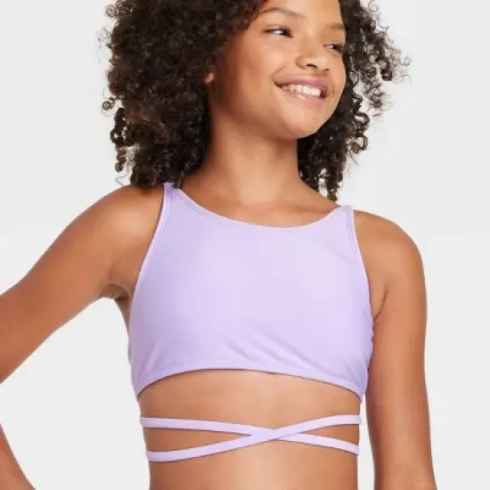 Girls' Groovy Waves Strappy Bikini Set - art class&trade; image {1}