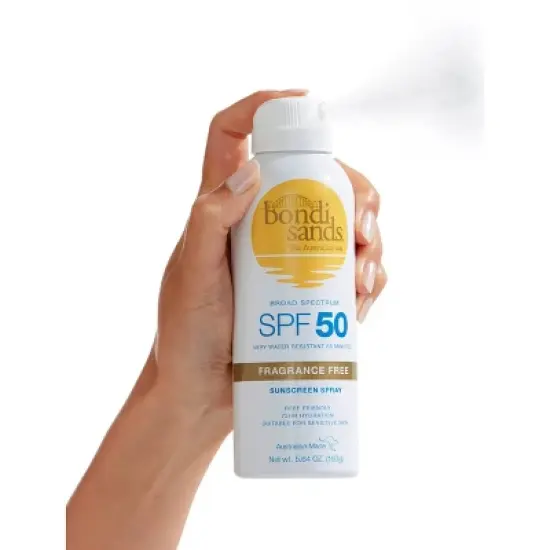 Bondi Sands Sunscreen Aerosol Fragrance Free Mist Spray - SPF 50 - 5.64oz image {2}