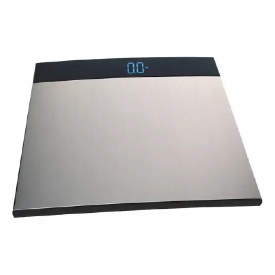 Stainless Steel Personal Scale Silver - Escali: Digital Precision, 440lb Max, LED Display, AAA Battery Included image {1}