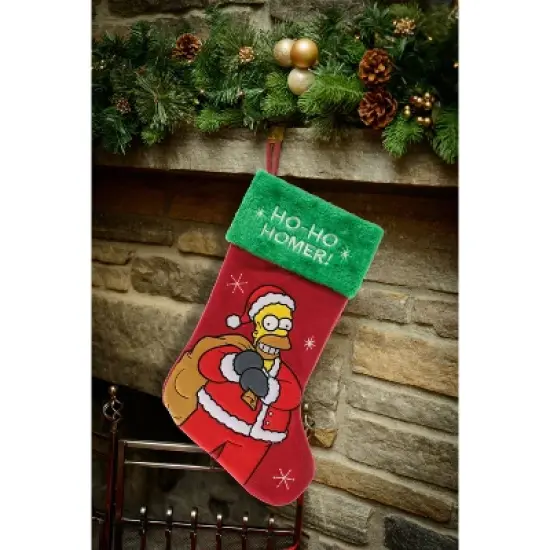 The Simpsons Applique Holiday Stocking 20" image {2}
