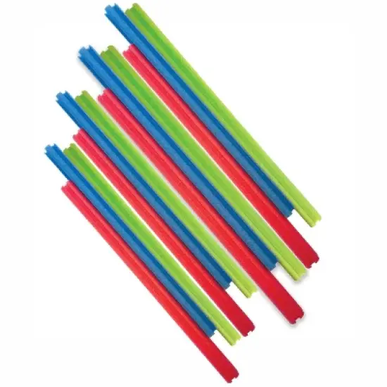Link'ems 12-Pack  Interlocking Pool Noodles &ndash; Multicolor Connectable Foam Noodles image {8}