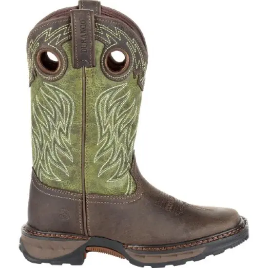 Lil' Durango Maverick XP Western Work Boot, DBT0215C, Green image {6}