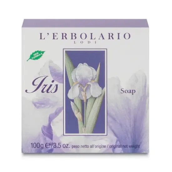 L'Erbolario Iris Bar Soap - Beauty Bar Soap - 3.5 oz image {1}