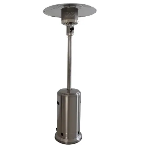 46,000 BTU Standing Propane Patio Heater with Safety Shut-Off and Wide Heat Coverage image {1}