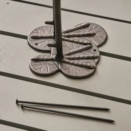 Gulches Elegant Crane Garden Decor - 39"/43" Shiny Copper Statues image {4}