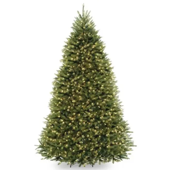 National Tree Company 4.5' Pre-Lit Dunhill Fir Hinged Artificial Christmas Tree with Clear Lights image {5}
