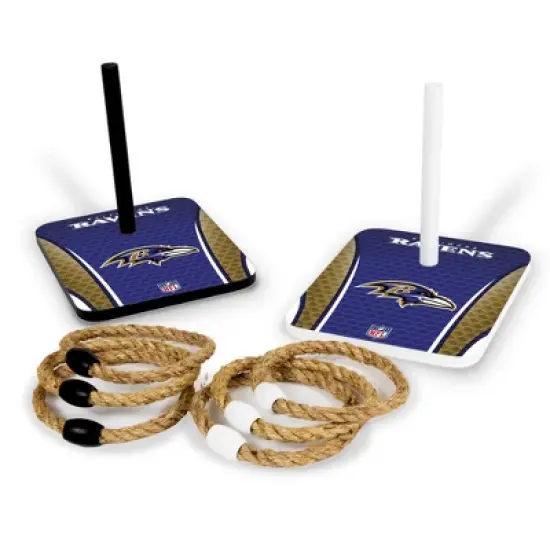 NFL Baltimore Ravens Solid Wood Quoits Toss Game image {9}